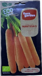 Eco Organic Nantesa 5 Carrot Seeds – Grow Sweet Juicy Carrots – Home Growing Seeds