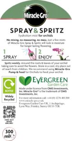 Miracle-Gro Spray & Spritz Hydration Mist 300ml – Liquid Plant Nutrition - Image 2
