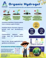 Agriguru Organic Hydrogel Water Retention Polymer – 250g – Water Soluble Plant Food - Image 2