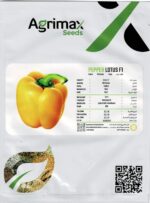 Agrimax Pepper Lotus Yellow F1 Seeds – High-Yield Hybrid Variety – Home Growing Seeds
