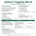 Uniform Fungicide 250ml by Syngenta – Fungus & Disease - Image 2