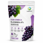 Iron Chelate Fertilizer Fe-EDDHA 6% – YAM OMEGA Iron Deficiency Corrector 1KG – Made in – Plant Micronutrient